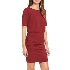 ANTHROPOLOGIE- Michael Stars Bodycon Ruched dress